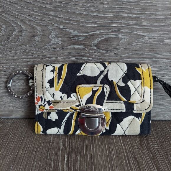 Vera Bradley Quick Swipe ID Wallet Dogwood Pattern - Picture 1 of 4